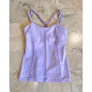 Lululemon Centered Pose lavender purple strappy tank, 6